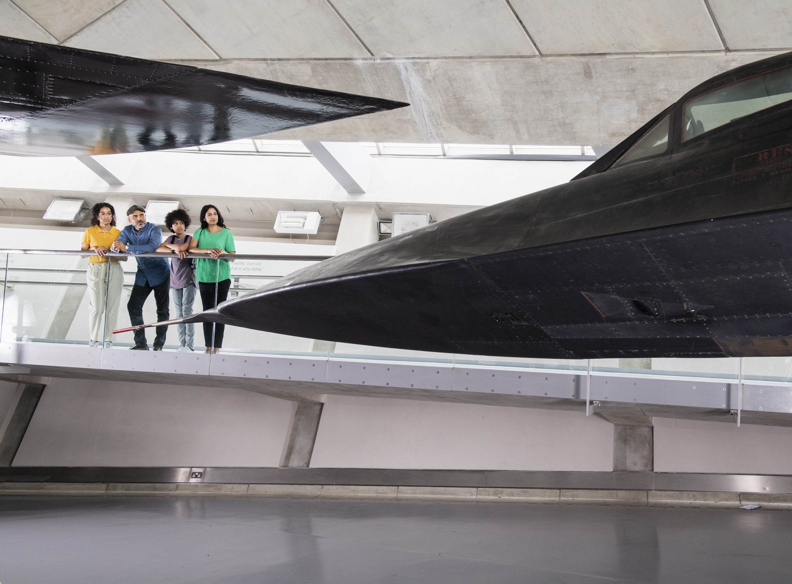 Family at IWM Duxford